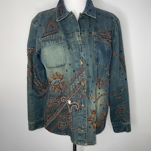 Vintage Chicos Design Embroidered 