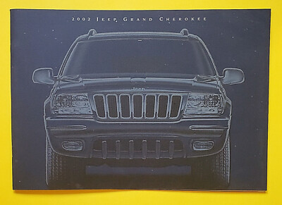 2002 JEEP Grand Cherokee Automobile Sales Brochure_ 36 pages_11.75x8.25''