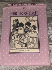 Folkwear Sewing Pattern 109 Little Folks Child New Uncut Toddler Infant 1982