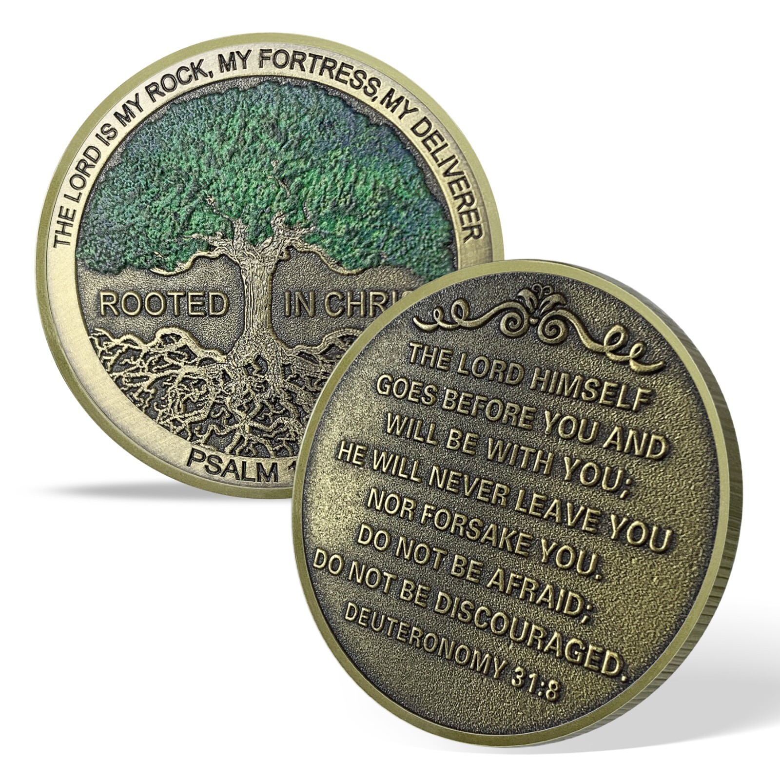 Religious Coin Christian Challenge Coin Edc Coin Daily Reminder Tokens Men Gifts