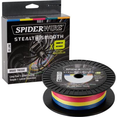 SPIDERWIRE STEALTH SMOOTH 8 MULTICOLOUR - 600m / 2000 m SPULE - alle Stärken