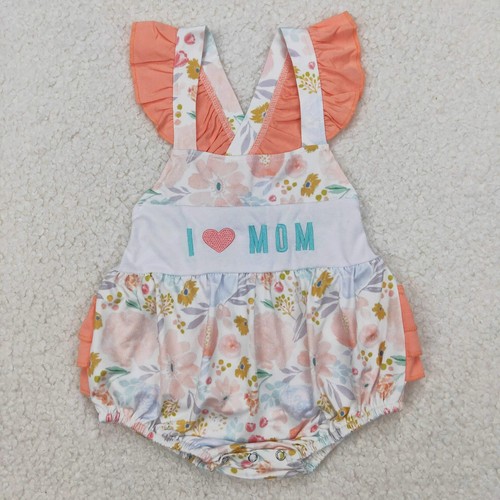Boutique Cotton Embroidery Kids Sibling Clothing Boys Girls Summer Clothes I Lov - Picture 10 of 54