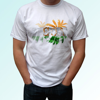 Goa Palm flag - white t shirt holiday konkan top India tee mens 