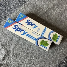2 - Xlear Spry Flouride Free Anti Plaque Toothpaste Peppermint 5 oz EXP: 02/27