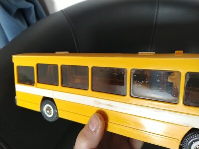 Mont Blanc Autobus PR100 Champs Elysées - Jouet Ancien Avec Boîte, Moteur Fonctionnel, Plastique