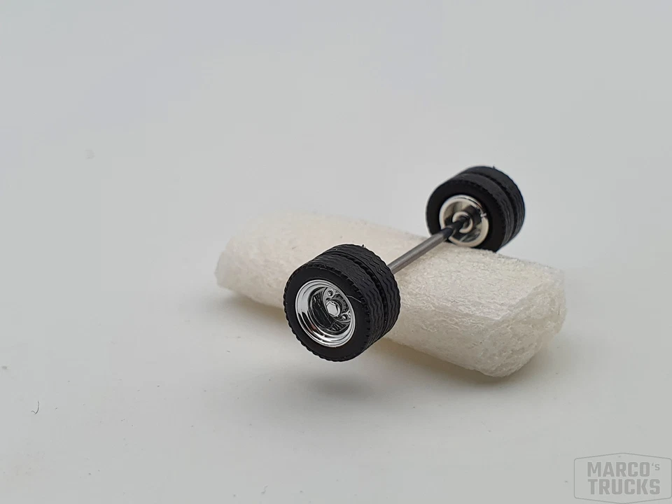 Herpa Radsatz für Meusburger verchromt 690912a /HR96