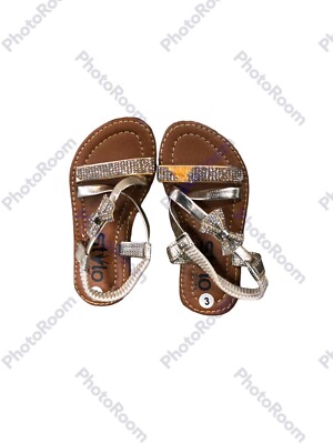 Stylo Kids Girls Sandals Brown Color Size 3 Good Condition