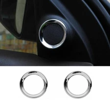 Front A Pillar Horn Frame Cover Trim For Jeep Grand Cherokee 2011+ Chrome Silver