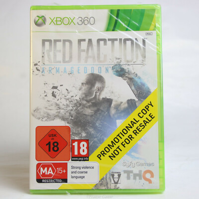 Microsoft Xbox 360 USK 18 NEU Sealed Red Faction Armageddon Promo Copy 