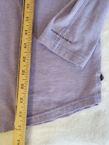 Columbia Women’s Lavender Omni-Wick Pull Over Long Sleeve Hoodie Size Large L - Picture 8 of 8