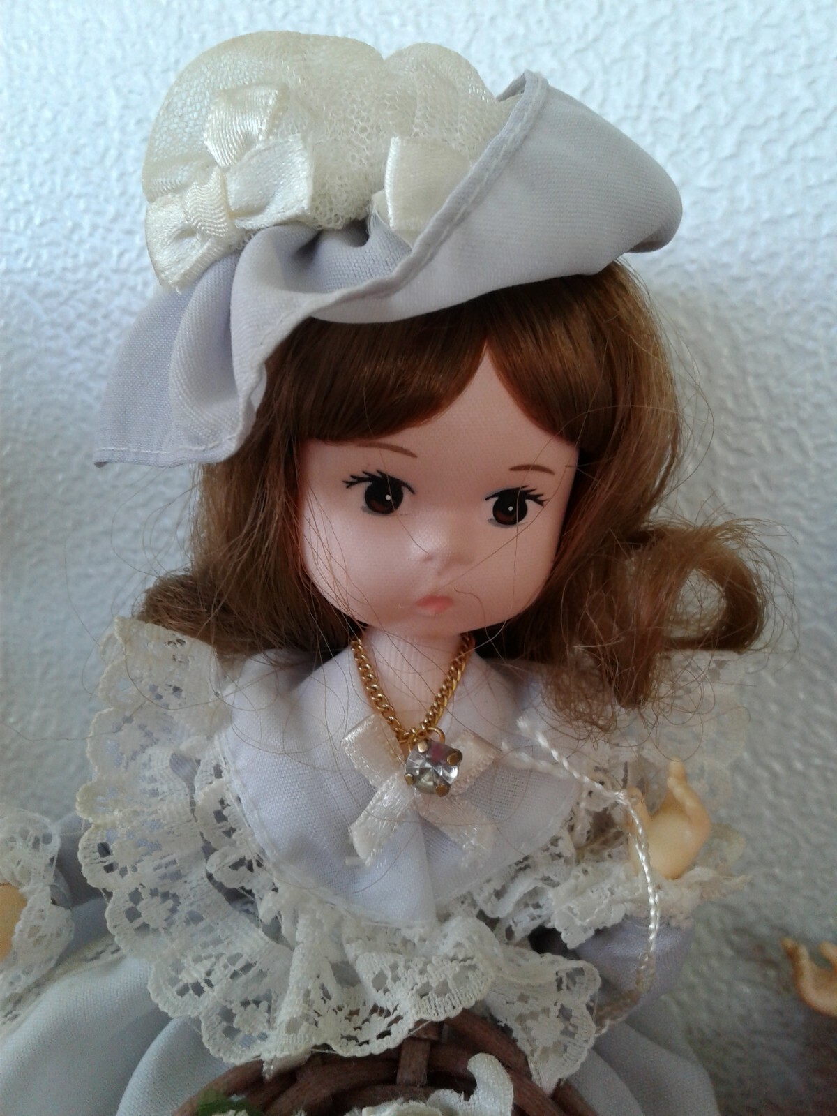 4 PC. BRADLEY/ BRINN Dolls of the Month/ October Vintage CLOTH