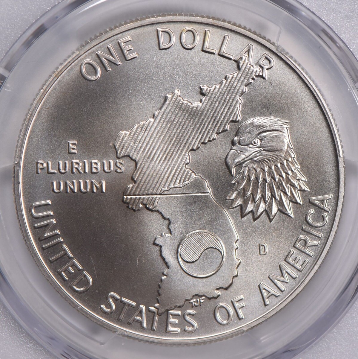 1991-D Korean War Memorial Commemorative Silver Dollar MS70 PCGS