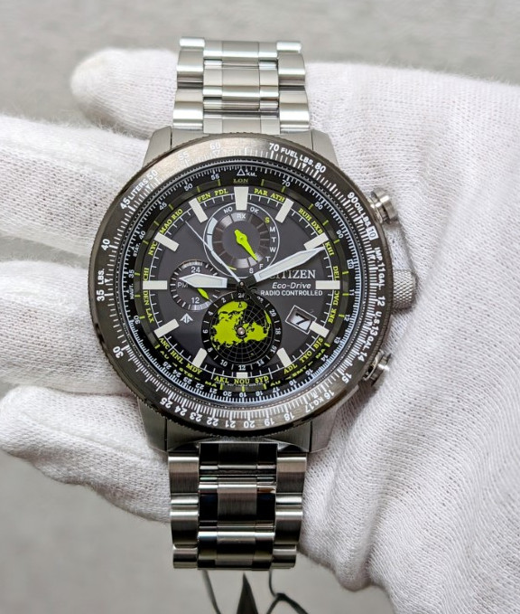 Citizen Promaster Geo Trekker Men's Watch BY3006-53E Gray Dial World Time