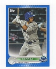 2022 TOPPS PRO DEBUT BASEBALL BLUE 100/150 J.C. CORREA ASHVILLE TOURISTS #PD-66
