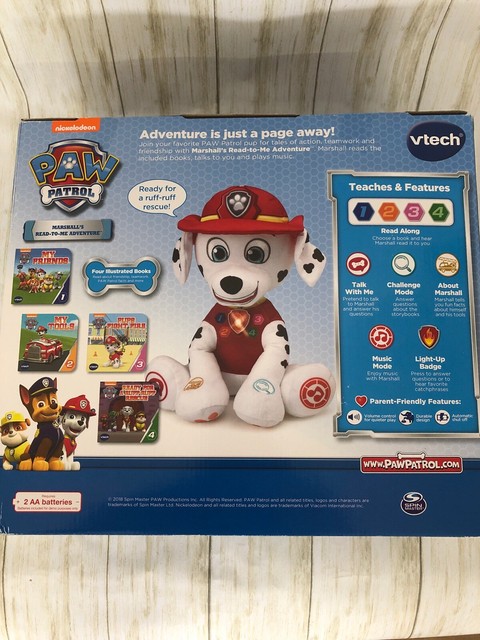 paw patrol read to me marshall