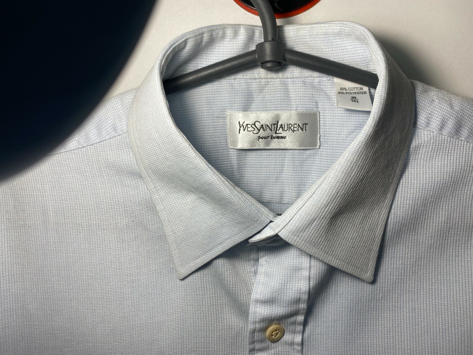 Camicia YSL Yves Saint Laurent manica lunga taglia UK 39