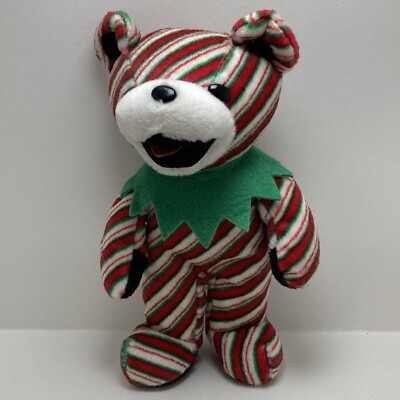 Grateful Dead Bear Candyman Liquid Blue Steven Smith Red Green White Plush 1990s