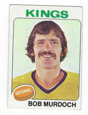 1975-76 TOPPS BOB MURDOCH #33 LOS ANGELES KINGS