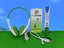 READ Leapfrog Leap Reader Pen, Charger  Headphones - Tested  Working