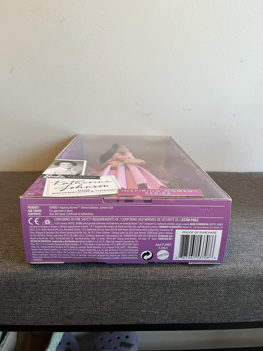 Katherine Johnson Barbie Inspiring Women Series New In Box eBay