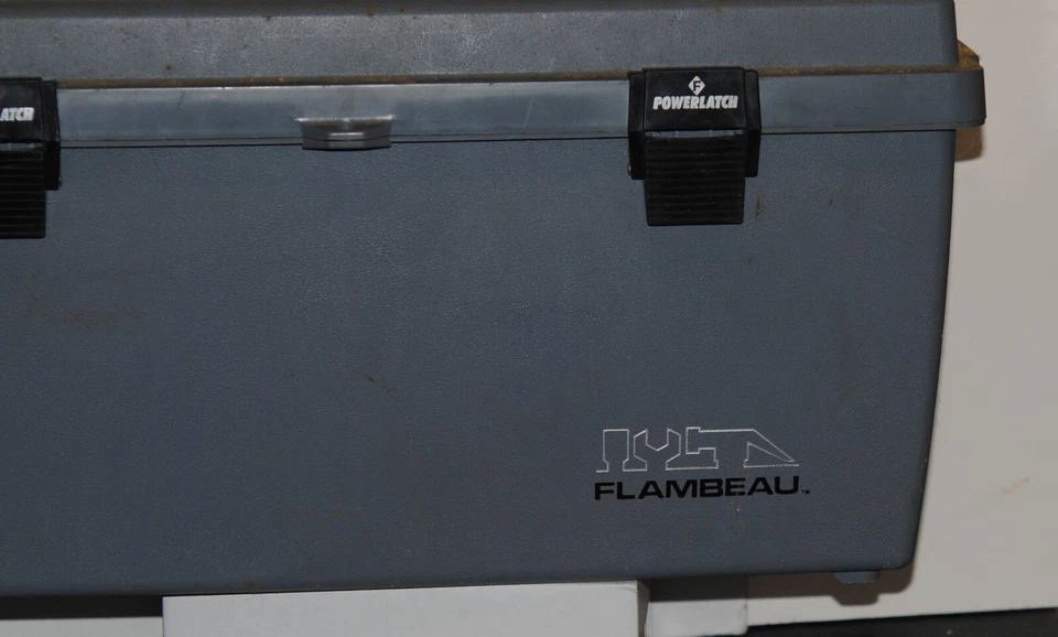 FLAMBEAU TOOL BOX 23800 POWERLATCH 22 X 10 X 10 FILLED WITH HARDWARE ESTATE - Image 4 of 4