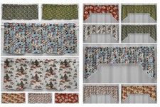 Christmas Valances, Curtains or Swags 7 Patterns Available 