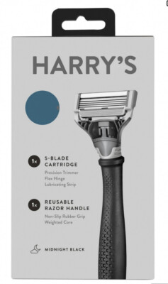 Harry s Herren 5 Klingen Rasierer Midnight Black
