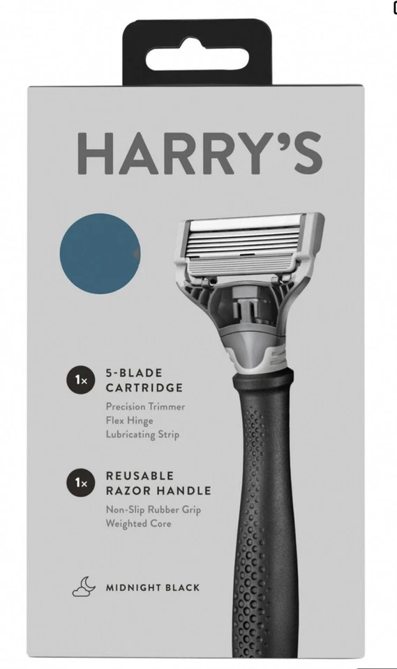 BLADE Harry's Herren 5 Klingen Rasiermesser Mitternacht schwarz