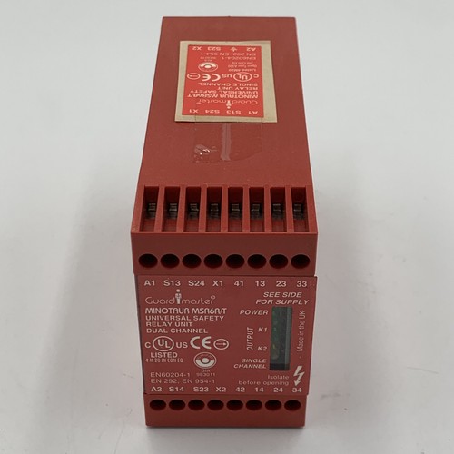GuardMaster Minotaur MSR6R/T relè monitoraggio sicurezza nuovo vecchio stock - Foto 2 di 6