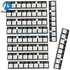 10PCS 8-bit WS2812 5050 RGB LED Built-in Full-color Driver Development Board