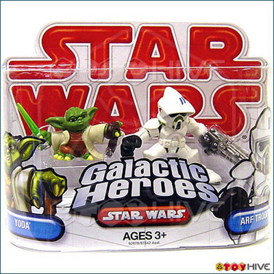 Star Wars Galactic Heroes Yoda and Arf Trooper Recon