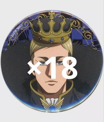 Attack On Titan Erwin Round Lottery Chess Can Badge Set Of 18