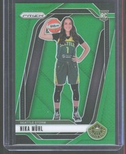 2024 Panini Prizm WNBA #146 Nika Muhl Green Prizms