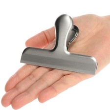 10 Stück Metall Verschlussklammern - Edelstahl Clips Für Tüten & Verpackungen