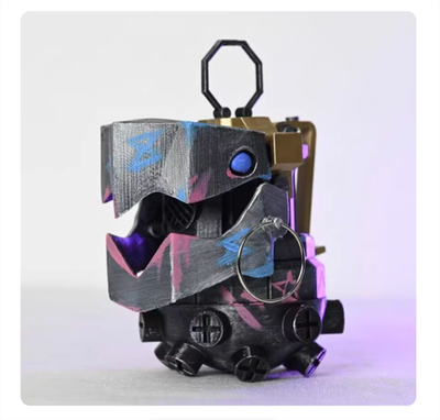 #ad Arcane: League of Legends Jinx Flame Chompers Figure Model Prop Cosplay Gift $42.31