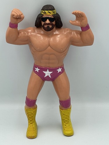 Vintage LJN WWF Wrestling Superstars Macho Man Ran...