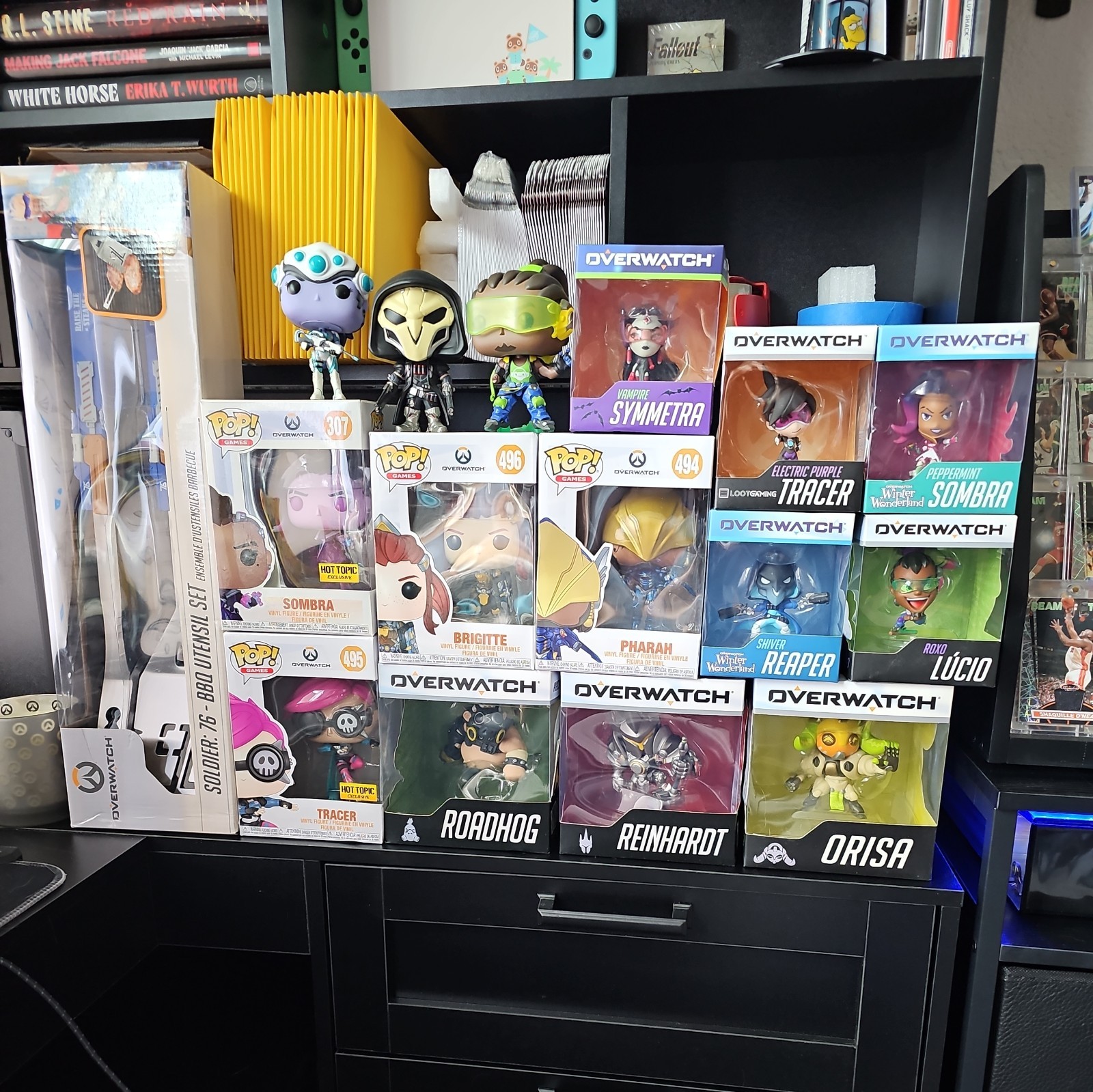 Overwatch Funko Pop Lot + Soldier 76 BBQ Set (12 NEW) 3 no b