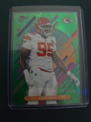 2025 Topps Finest Chris Jones Rare 17/25 Finest Performance #284