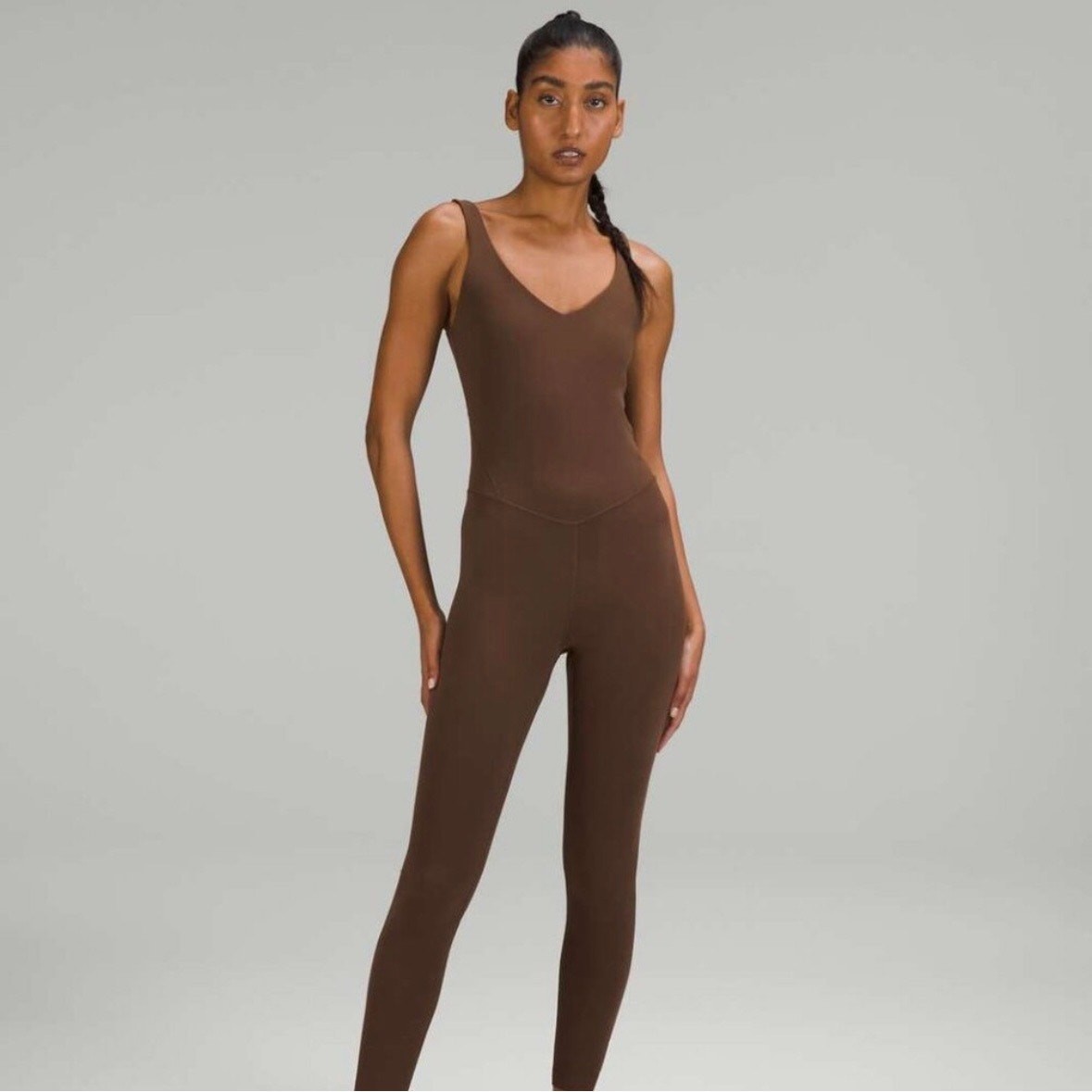 Lululemon Java Brown Align Full Length Bodysuit J… - image 7