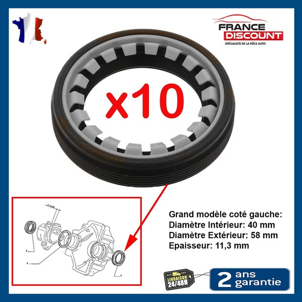 10 Gelenke Spi Getriebe Links 9456182580 Fiat Scudo Ulysse Tempra-image