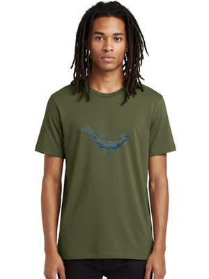 Garden Sparrow Mens Graphic Tee, 100% Cotton, Casual Summer Wear