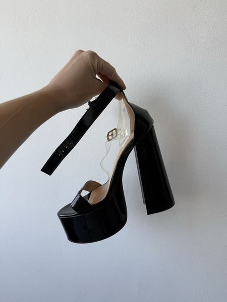 Women Heels Black 38 #N318