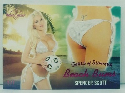 SPENCER SCOTT ''BEACH BUMS CARD /7'' BENCHWARMER GIRLS OF SUMMER 2