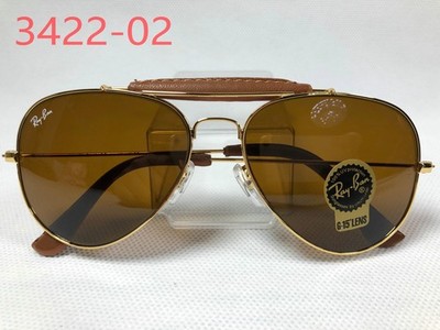 Ray Ban Aviator RB3422 Sunglasses 58mm Brown Lens/Gold Frame