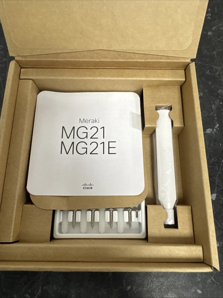 CISCO MERAKI MG21E MG21E-HW-WWCAT6 CELLULAR MODEM - Opened Never Used - Image 3 of 4