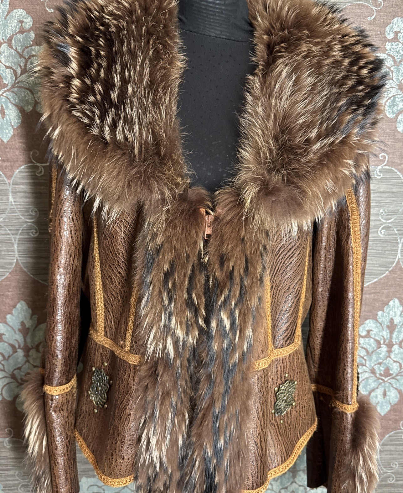 Brown Real shearling jacket, Lightweight, Warm, F… - image 1