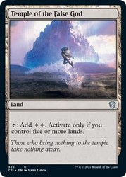 Temple of the False God #326 Commander 2021 Uncommon
