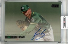 2021 Topps Stadium Club Jesus Luzardo Auto Black Foil /25 Athletics
