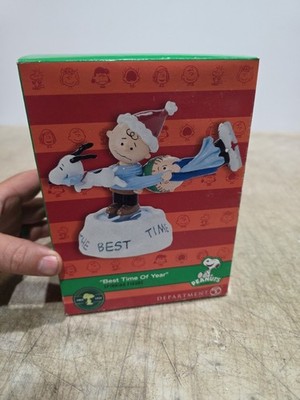 Peanuts Snoopy Charlie Linus Best Time Of Year Dept 56 Spinner New 4032660