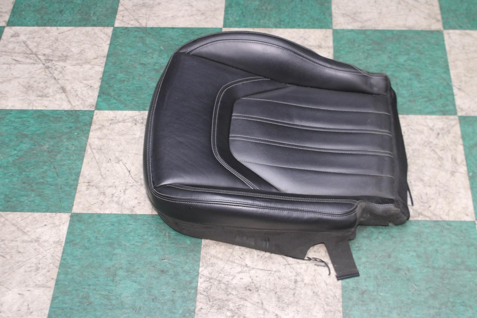 14-17 Quattroporte Nero Black Leather Front Driver LH LF Seat Lower Cushion Pad